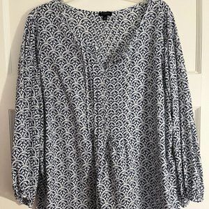 Talbots Flowy Cotton Shirt